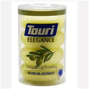 صابون توری بسته 4 عددی رایحه زیتونی