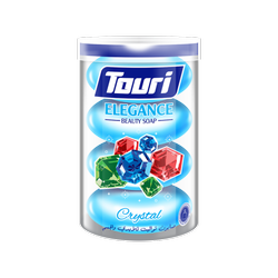 صابون توری بسته 4 عددی رایحه کریستالی وآدامسی