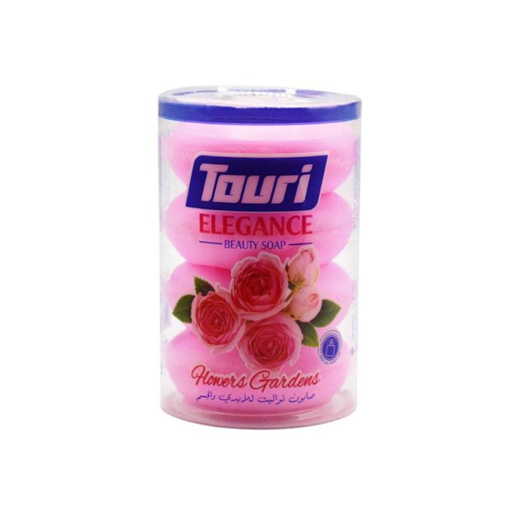 صابون توری بسته 4 عددی رایحه گل رز